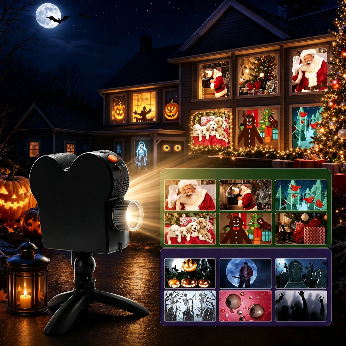 LED PROJECTOR CHRISTMAS HALLOWEEN TERRACE DECORATION LIGHT Manufacturer code 609403217031