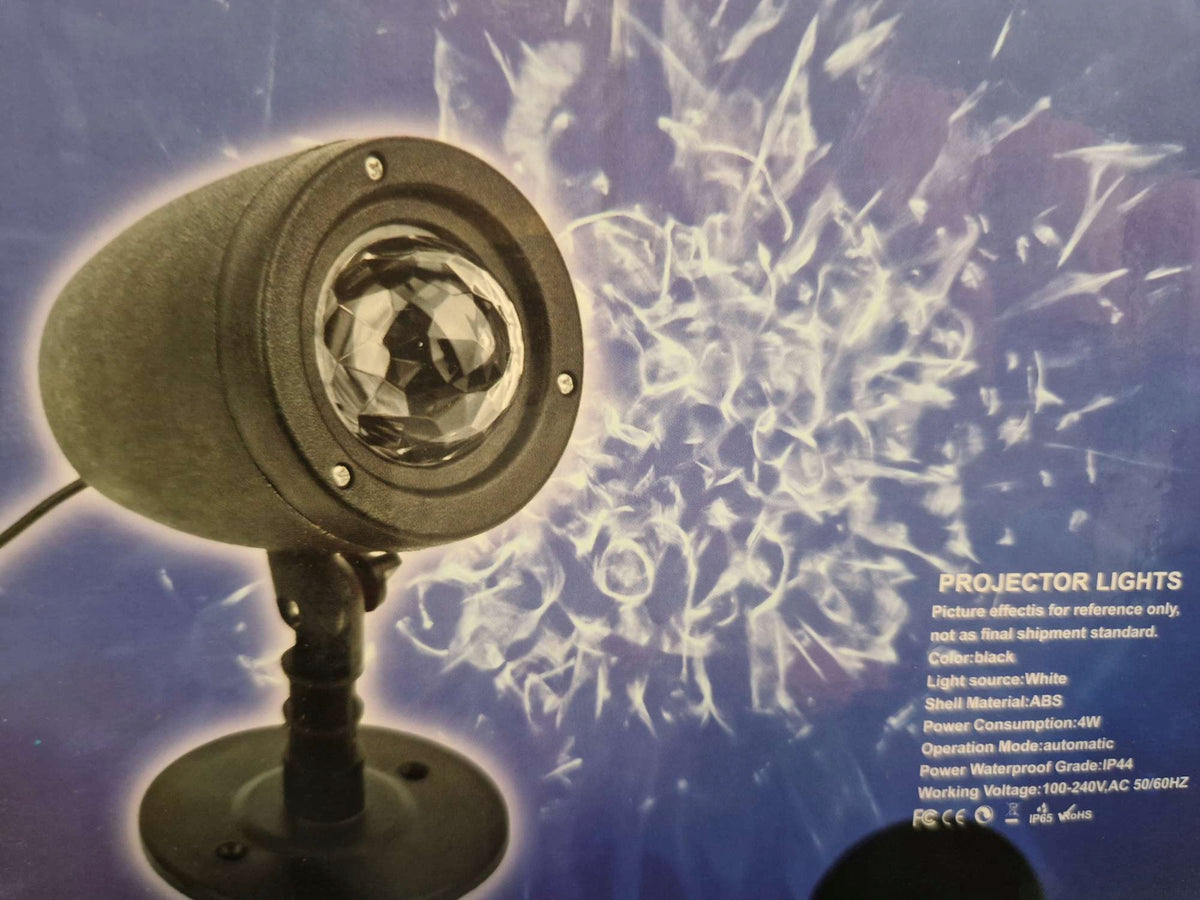 LED PROJECTOR CHRISTMAS SPOTLIGHT WATERPROOF MOVING FROST WATER