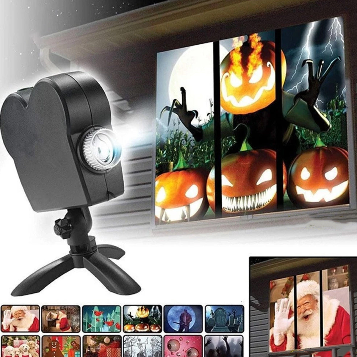 LED PROJECTOR SNOW CHRISTMAS LASER SPOTLIGHT PROJECTOR SNOWFLAKES Manufacturer code 4016660105685