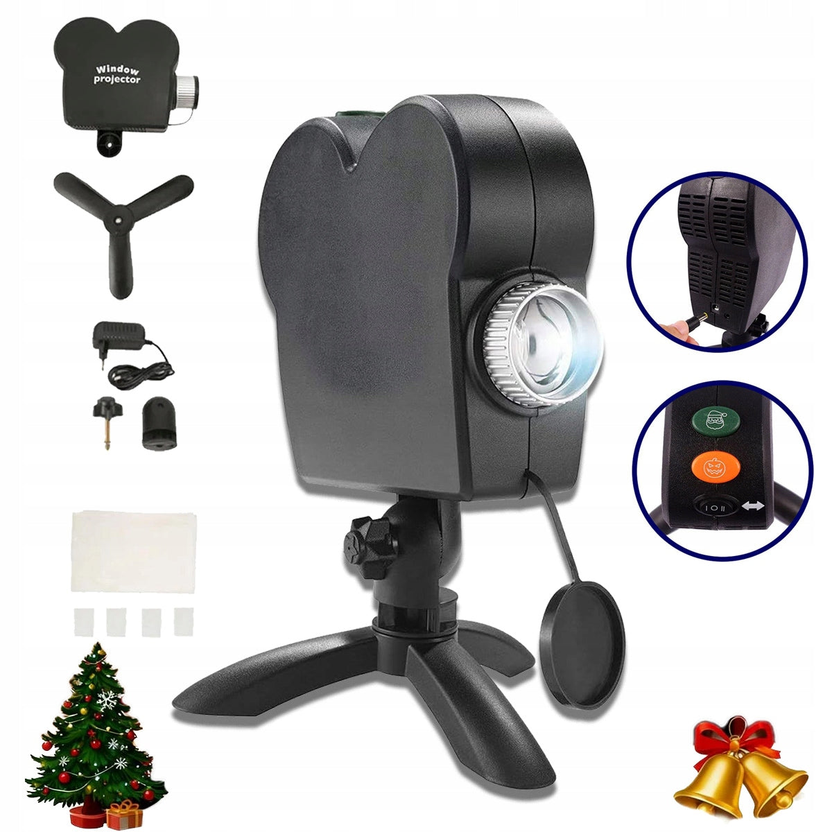 LED PROJECTOR SNOW CHRISTMAS LASER SPOTLIGHT PROJECTOR SNOWFLAKES