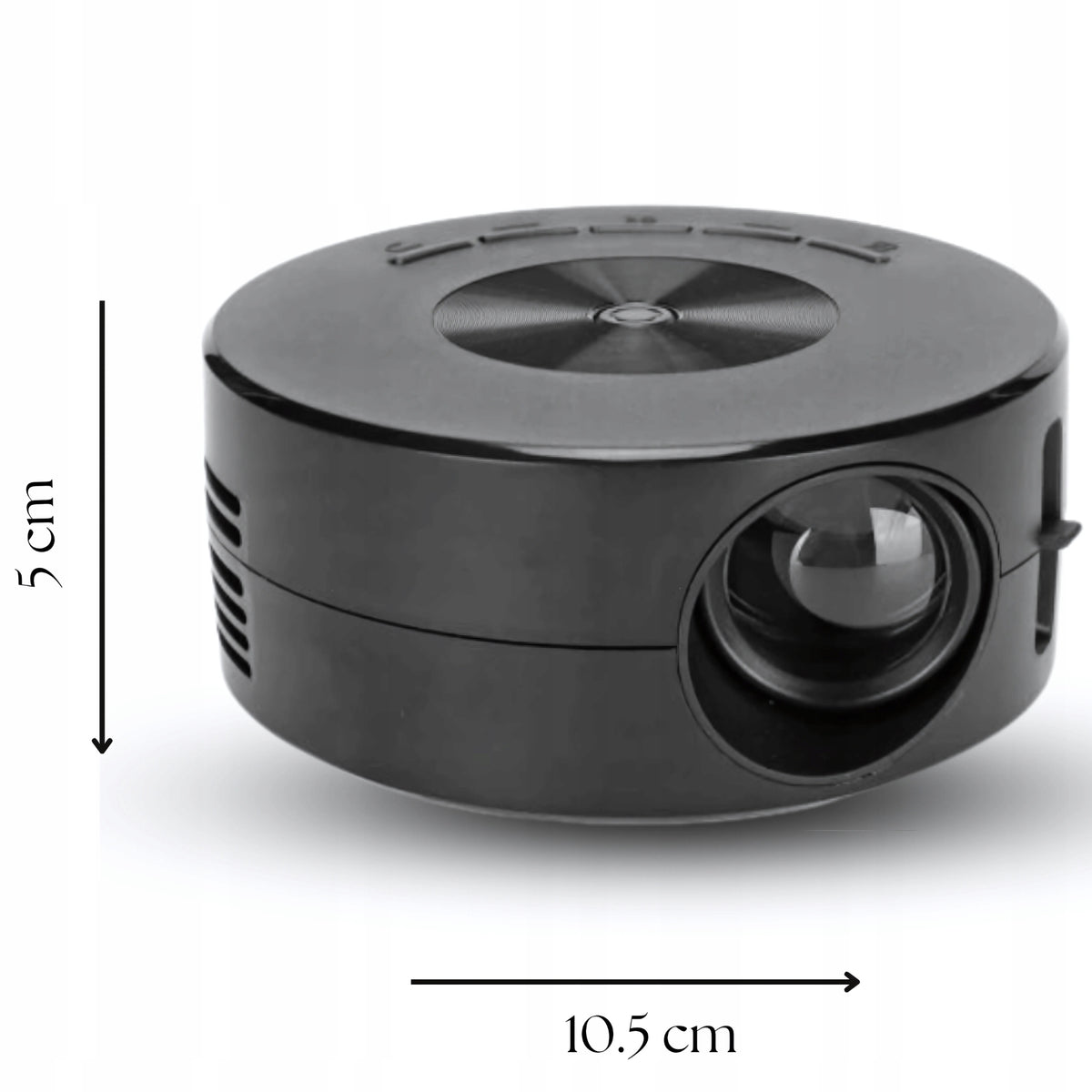LED Projector Mini Projector Led Projector Portable for Kids Black Packaging status original