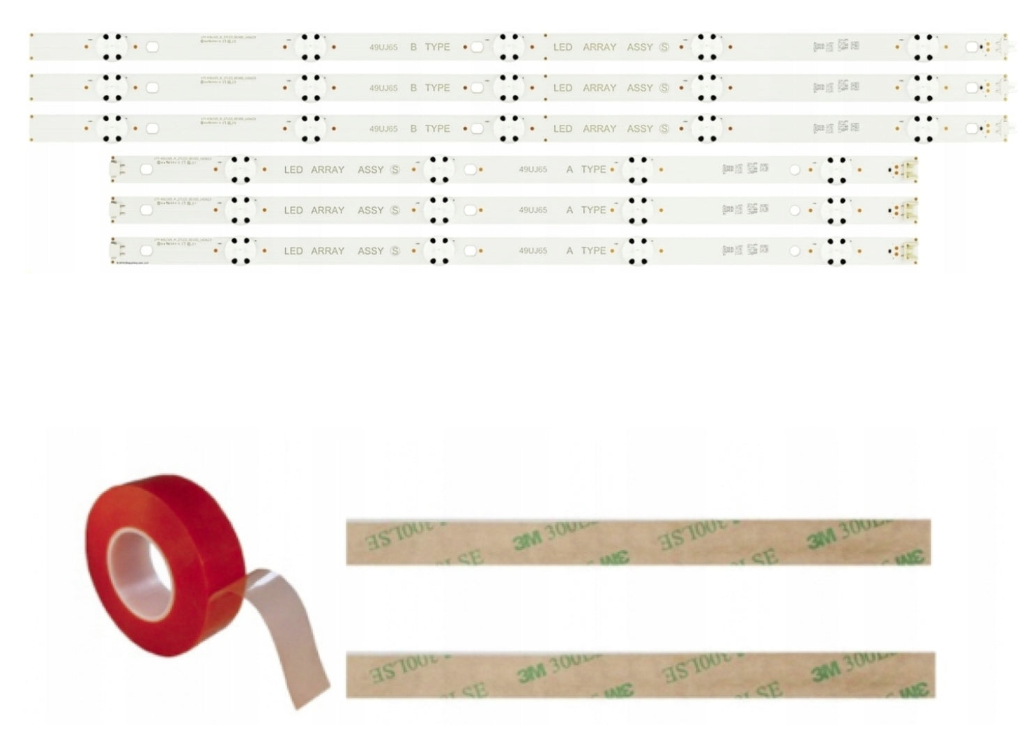 LED STRIP LG 17Y 49UJ65_27 LED _REV00_160623 49UJ6500 49UJ651V 49UJ701V