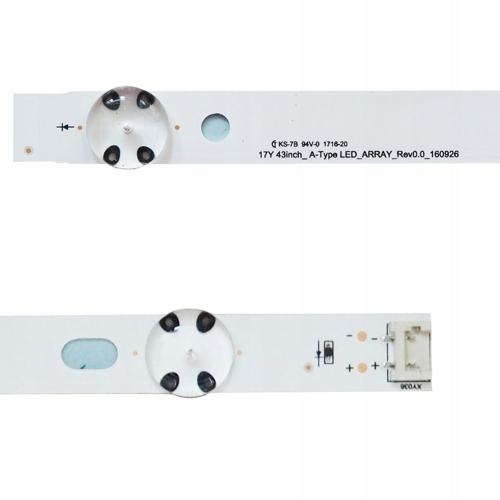 LED STRIP backlight for LG 43UJ6307 43UJ701V 43UJ6307 43UJ634V + glue Manufacturer code 43UJ6307 43UJ701V 43UJ6307 43UJ634V