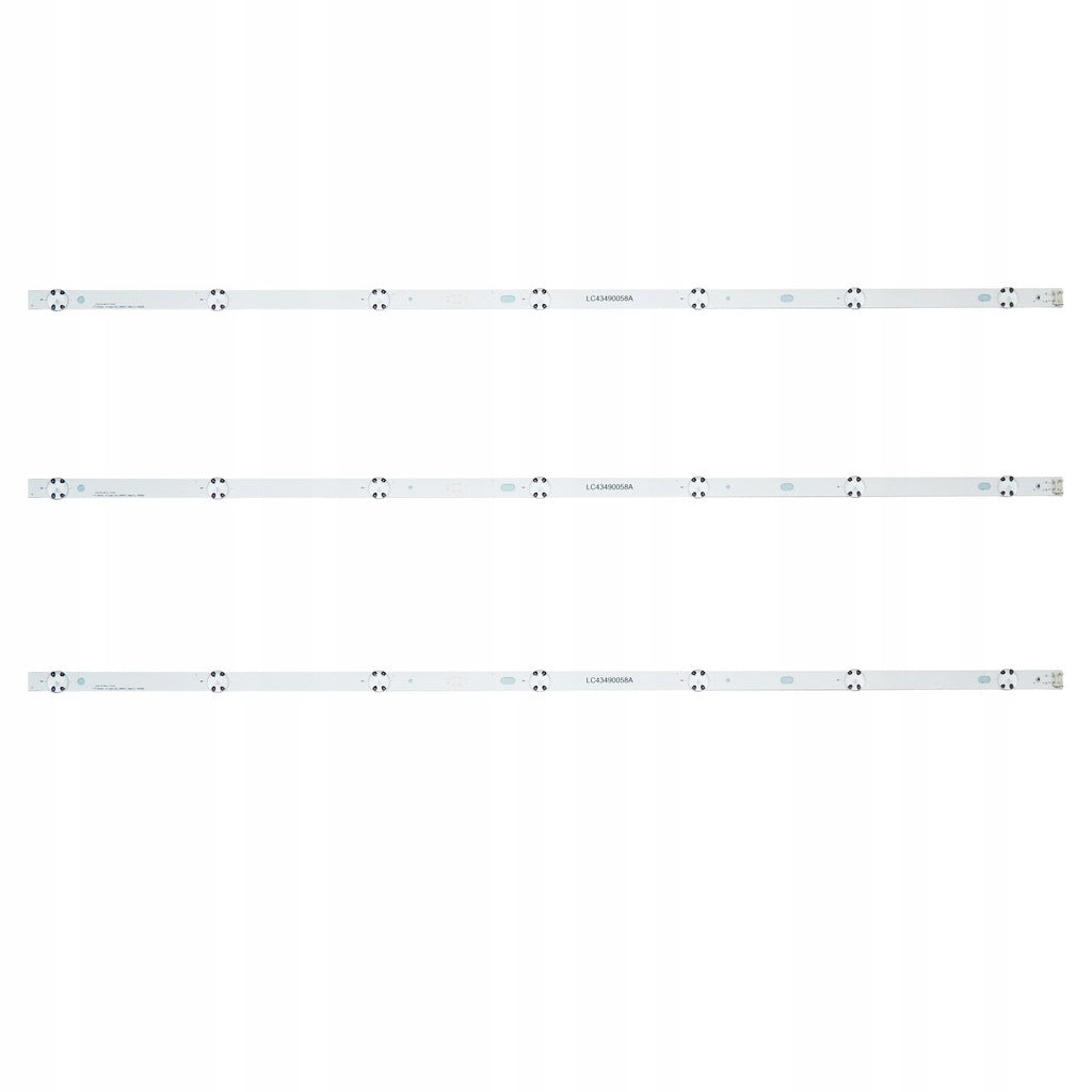 LED STRIP backlight for LG 43UJ6307 43UJ701V 43UJ6307 43UJ634V + glue