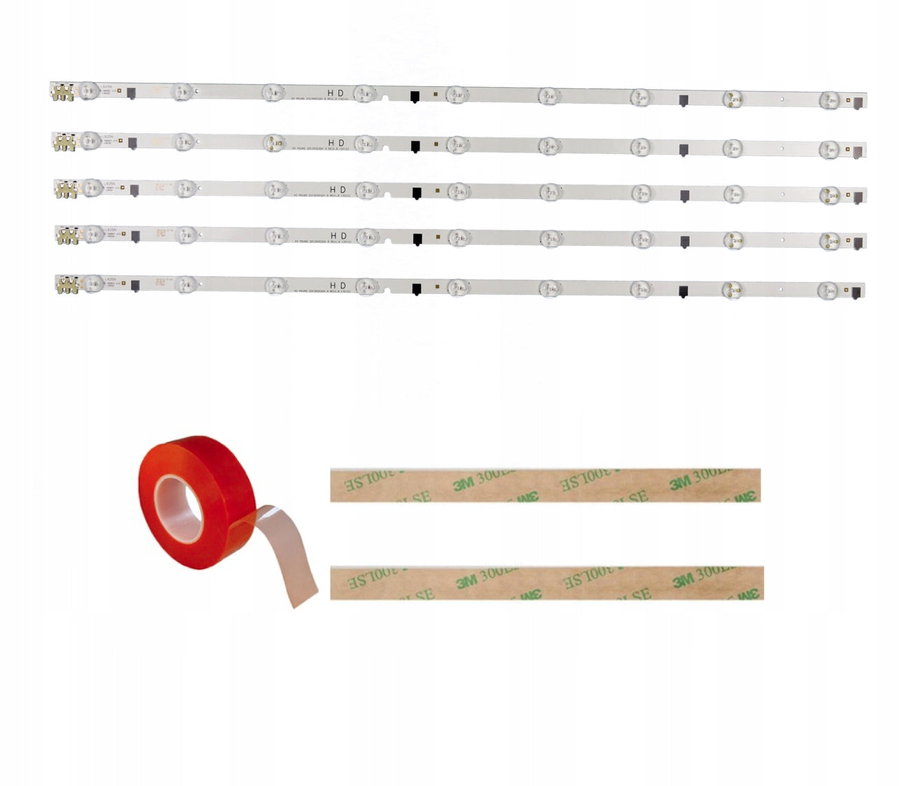 LED STRIPS SAMSUNG UE32F4570 UE32F5370 UE32F5300 UE32F5000 D2GE-320SC0-R3