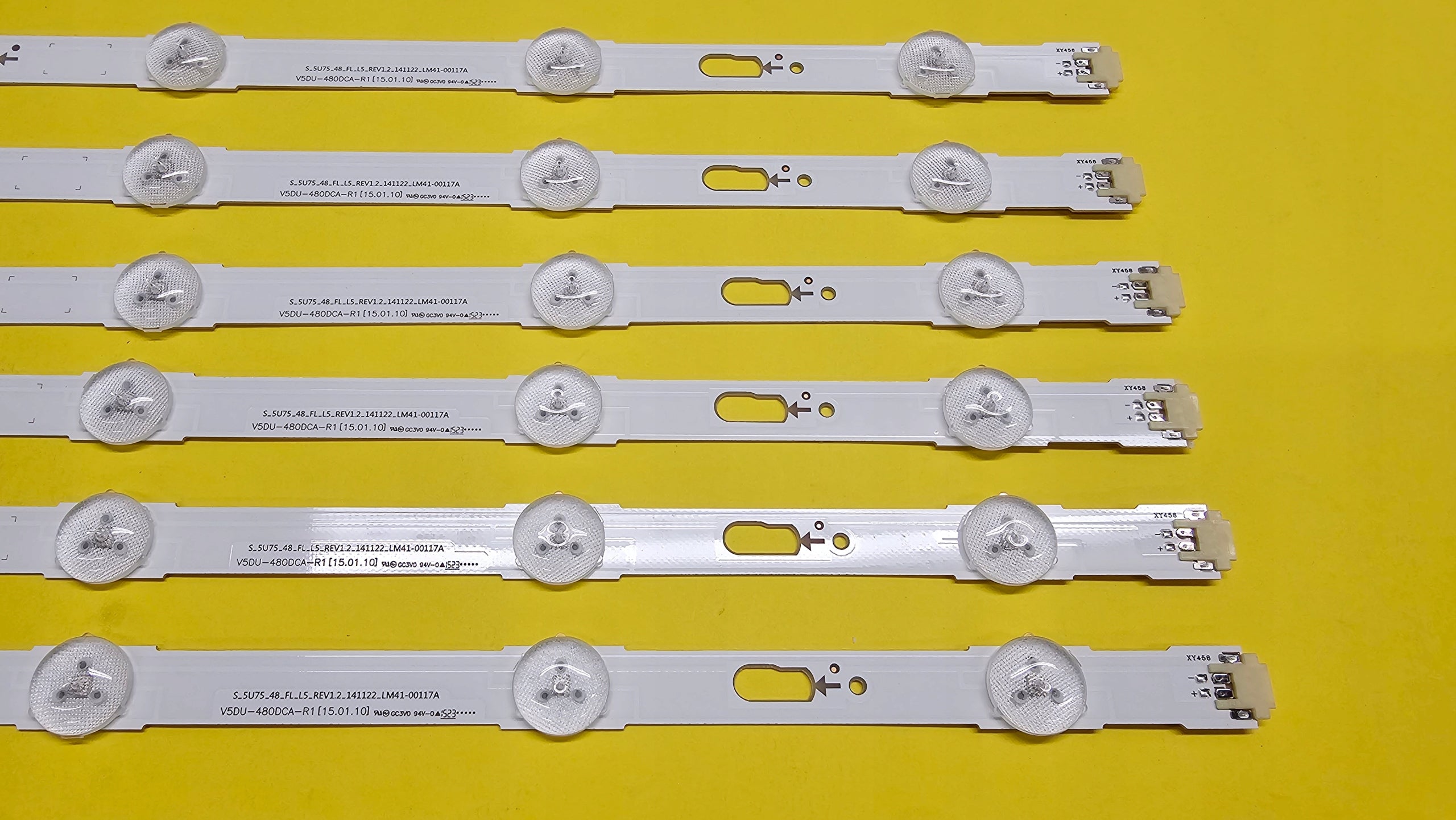LED STRIPS SAMSUNG UE48JU6740 V5DU-480DCA-R1 V5DU-480DCB-R1 S_5U75_48_FL_L5 Manufacturer code CY-WJ048HGLV3H