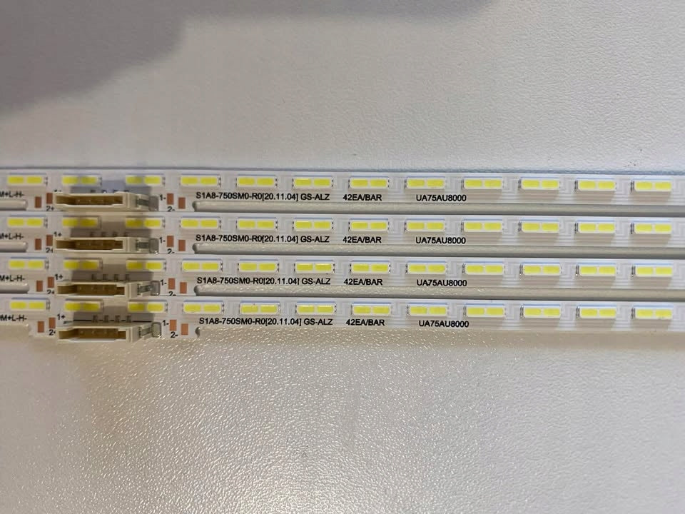 LED STRIPS Samsung UE75AU8000 UE75AU8002 GU75AU8079 75AU8K BN96-52594A Manufacturer Samsung