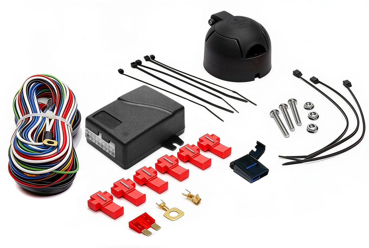 LED SUPPORT MODULE QUASAR Harness and 7PIN Tow Hook Electric Module Kind 7 PIN