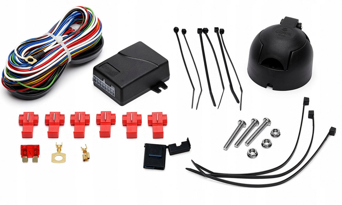 LED SUPPORT MODULE QUASAR Harness and 7PIN Tow Hook Electric Module