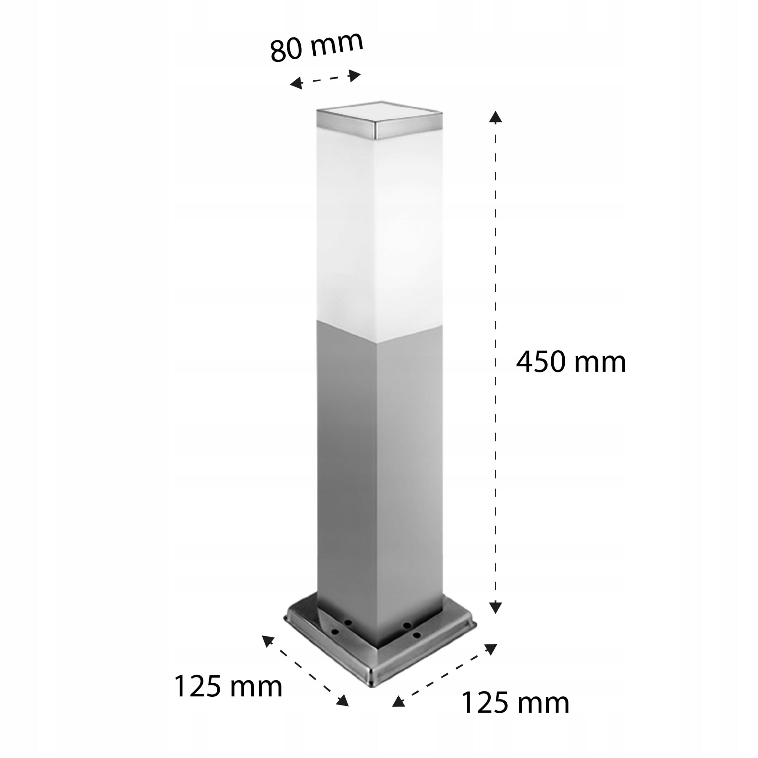LED Standing Lamp Garden 45cm Outdoor Post E27 LED Packaging status original