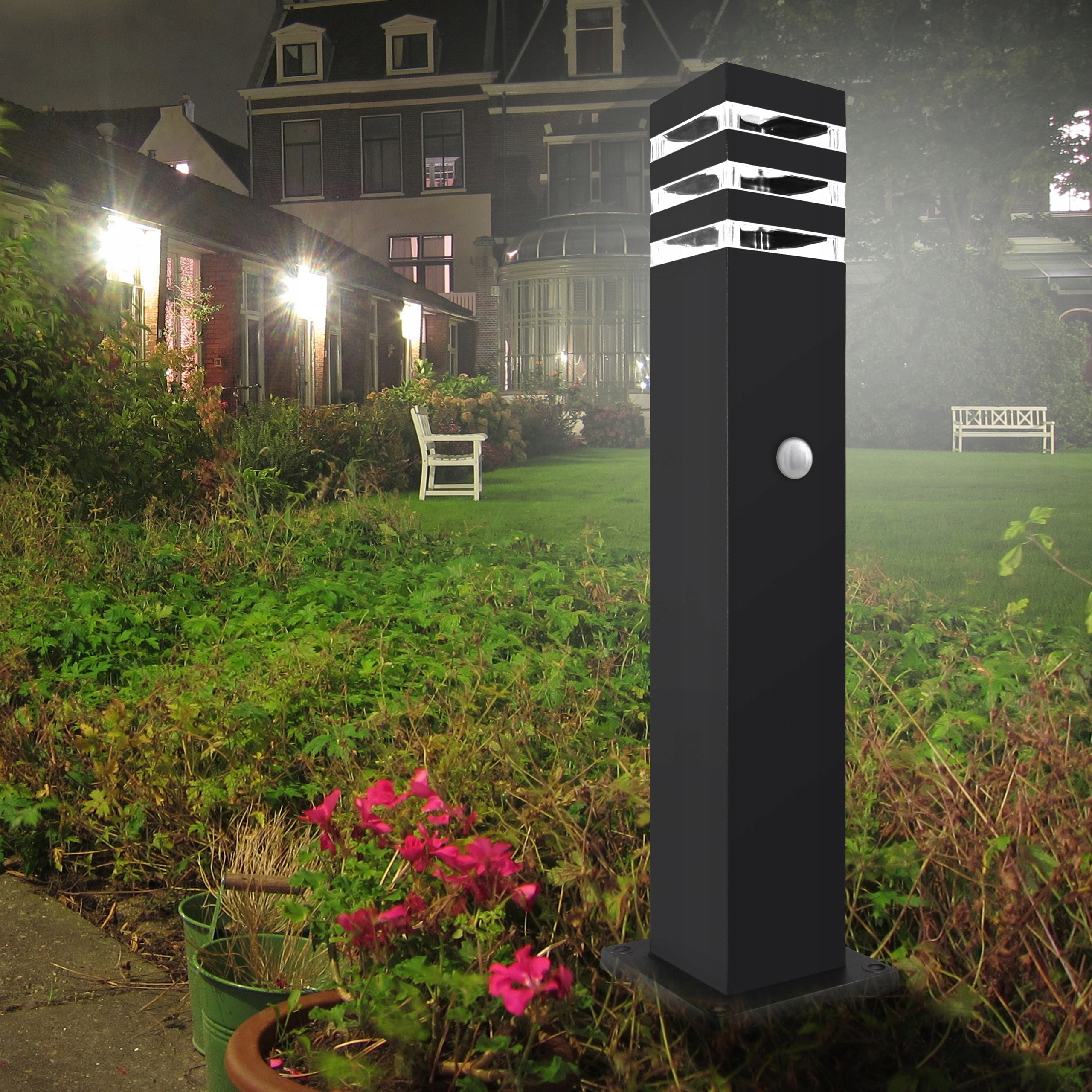 LED Standing Lamp Garden Post 60cm PIR MOTION SENSOR Outdoor E27 LED EAN (GTIN) 5904703026808