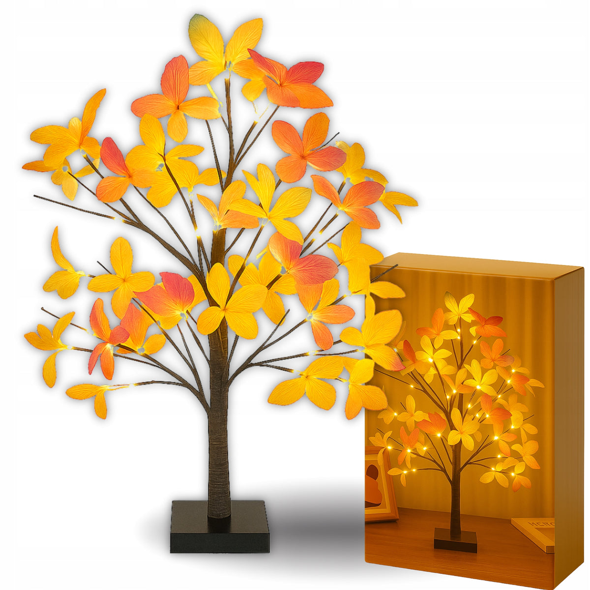 LED TREE BEAUTIFUL COLORFUL COZY GLOWING WHITE WARM CHRISTMAS 60cm