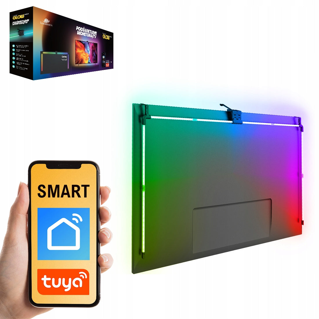LED TV Backlight Spacetronik Glow Three 65 inches Automatic Adjustment