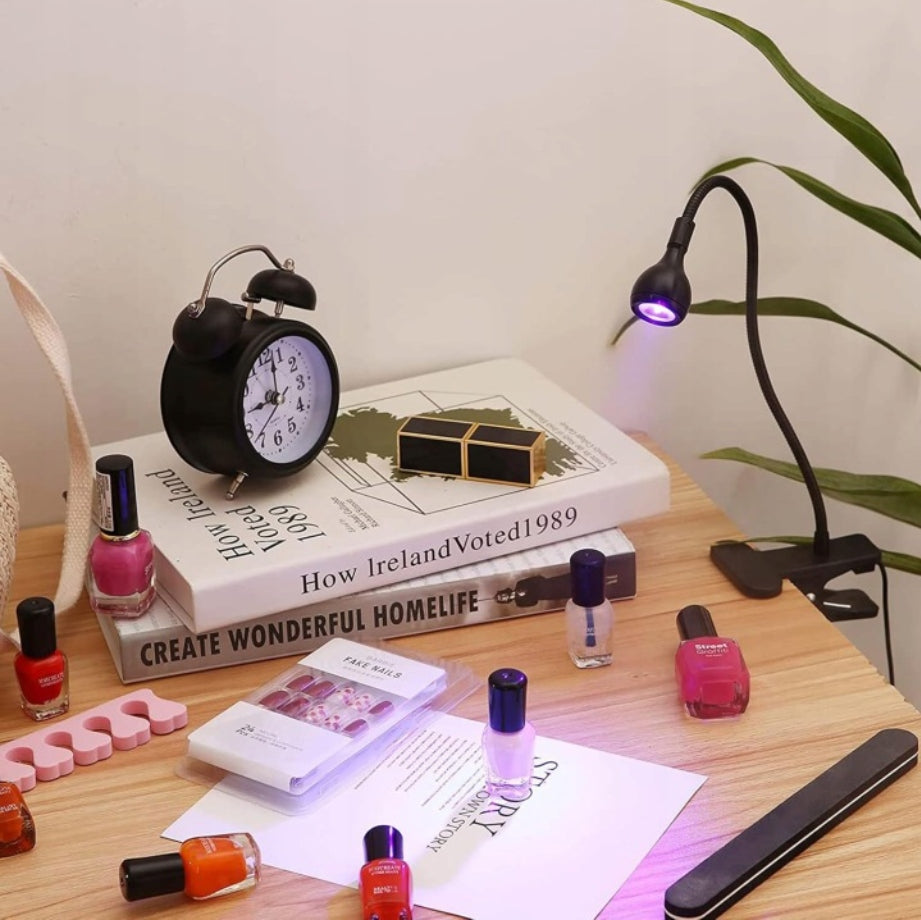 LED UV LAMP FOR CURING NAIL GEL POLISH GLUE + STRONG BUCKLE Manufacturer code LAMPKA LED UV 3W