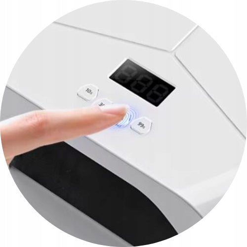 LED UV LAMP FOR NAILS GELS HYBRID MANICURE PEDICURE 268W STRONG DUAL LED Packaging status original