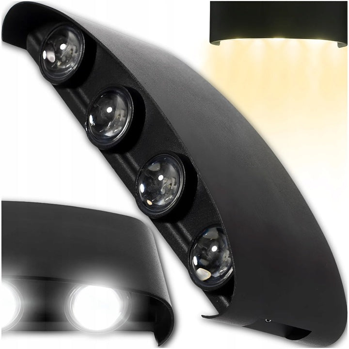 LED WALL LAMP FACADE LAMP OUTDOOR GARDEN TOP DOWN ALUMINUM Manufacturer code Lampka Ścienna do Ogrodu kinkiet led MEMFLOW