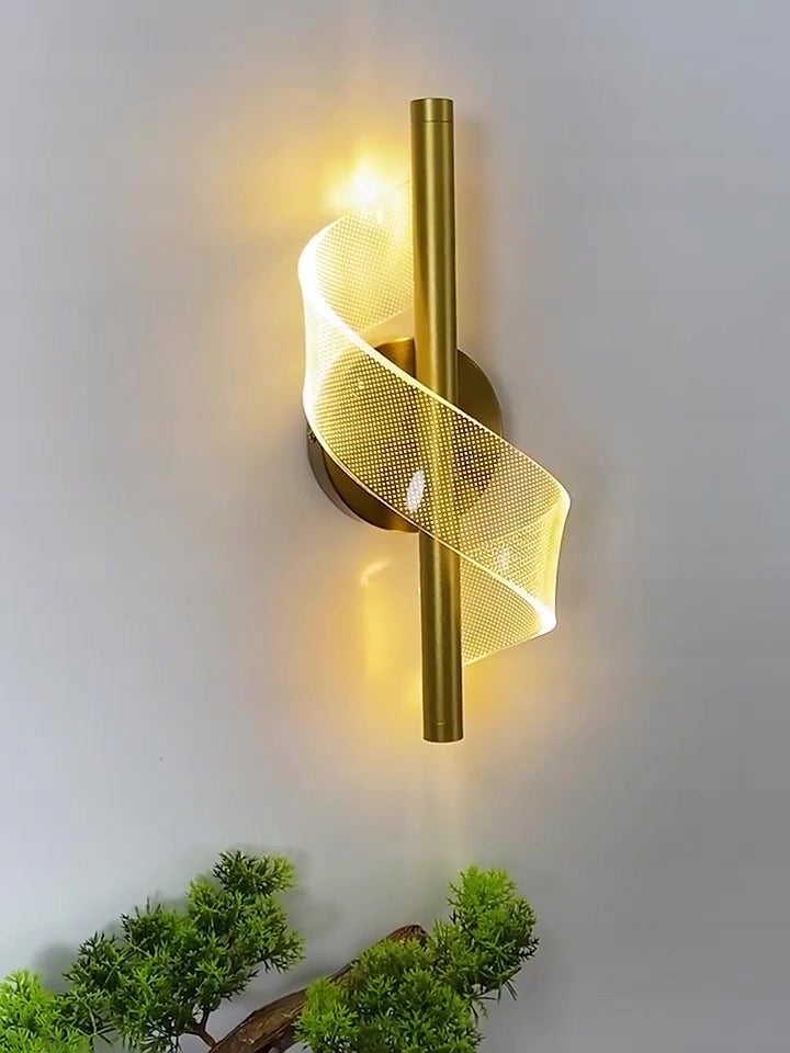 LED WALL SCONCE GOLD FOR STAIRS DIMMABLE MODERN 16W 1800LM Manufacturer code CHENXISHOP
