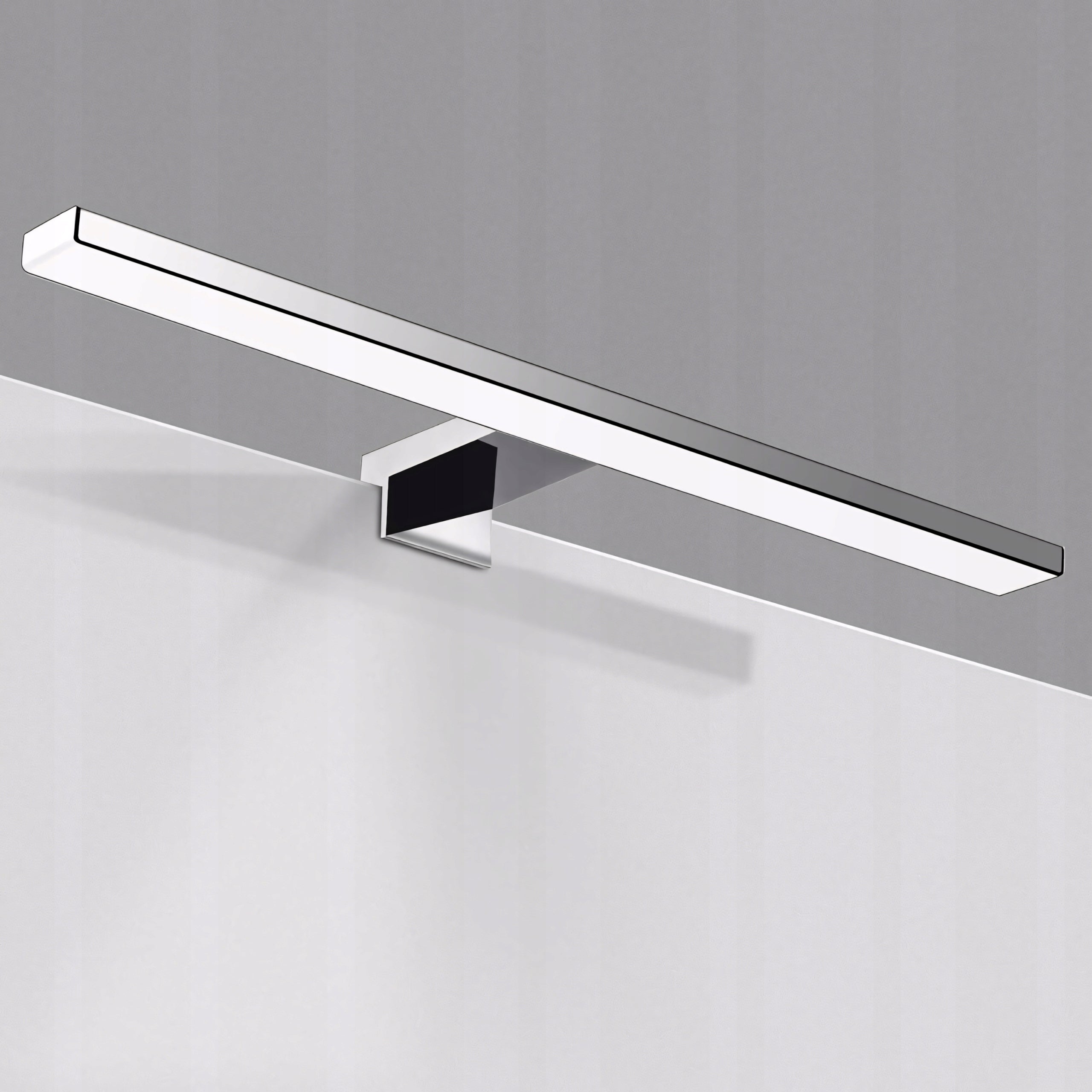 LED Wall Lamp Over Bathroom Mirror 40cm 10W IP44 Silver Lamp Color COLD Packaging status original