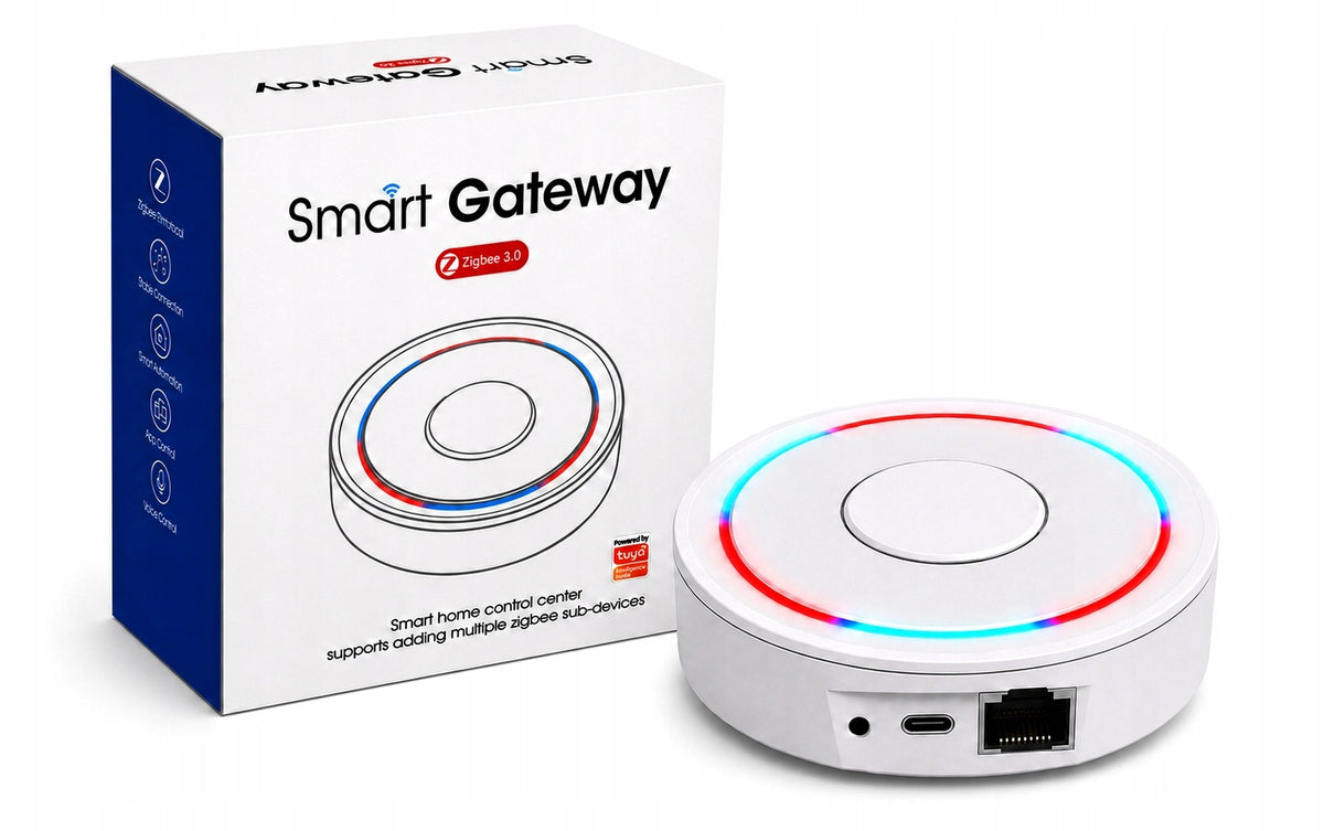 LED ZigBee WiFi LAN Gateway Hub Tuya Apple Home Kit - ZW05BH