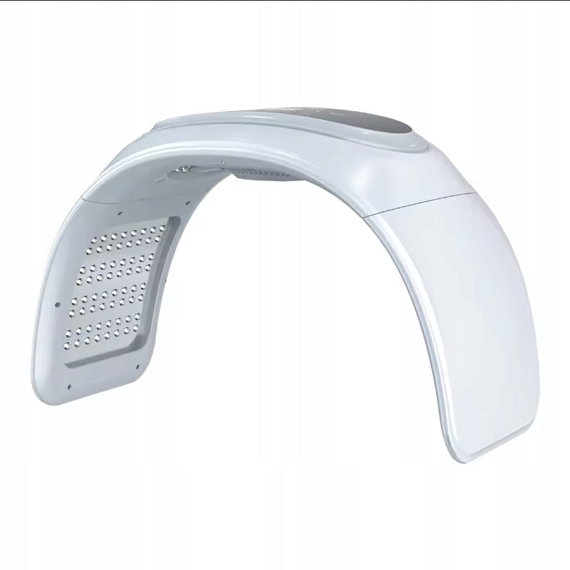 LED face lamp photon light therapy with electrostimulation and mist