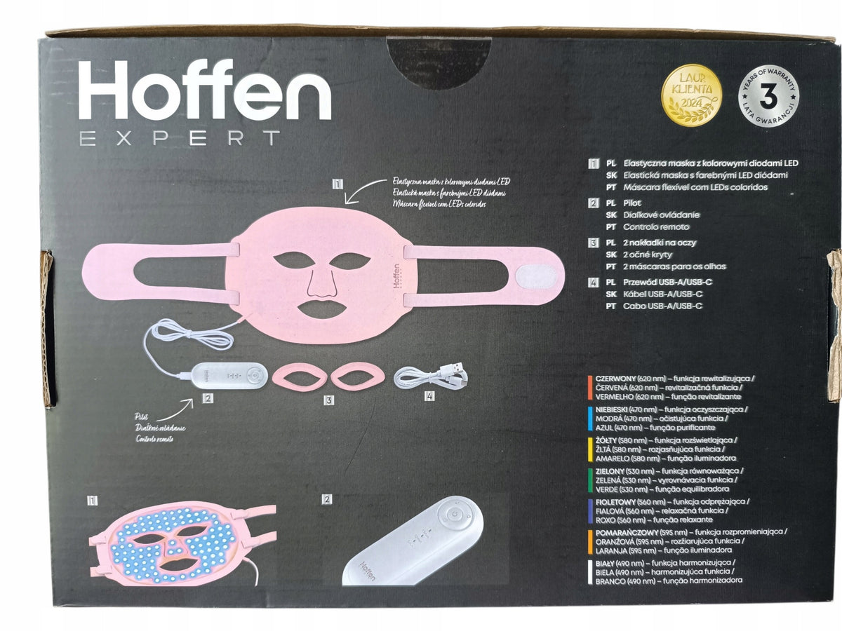 LED face mask Hoffen Expert Manufacturer code LM-5607
