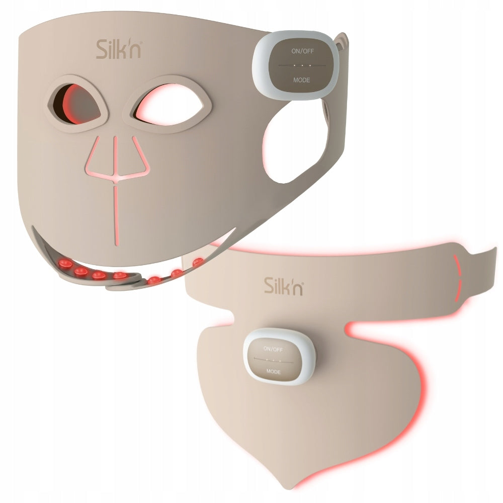 LED face mask + LED neck mask and PRO neckline wireless Silk'n