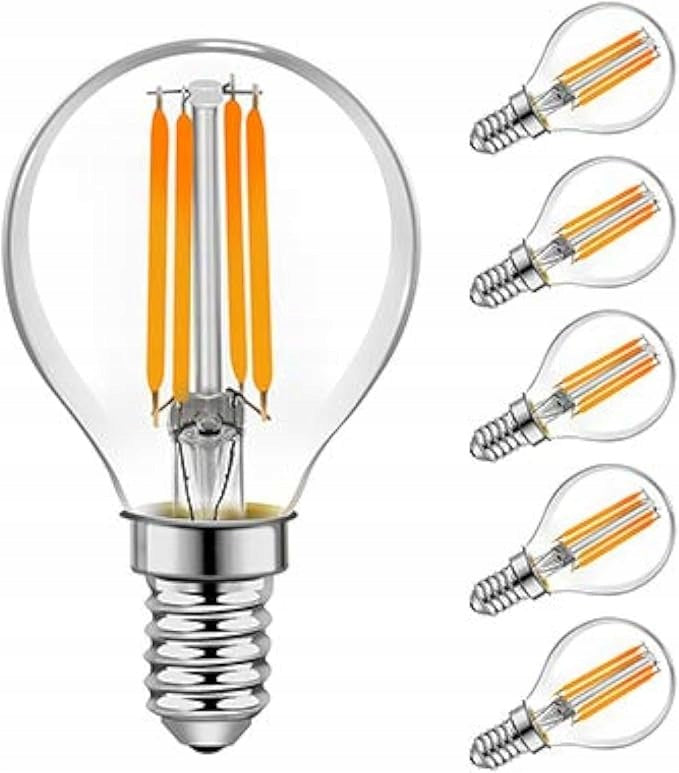 LED filament bulbs E14 LED 2700K Vintage Lamp 5W set of 6pcs