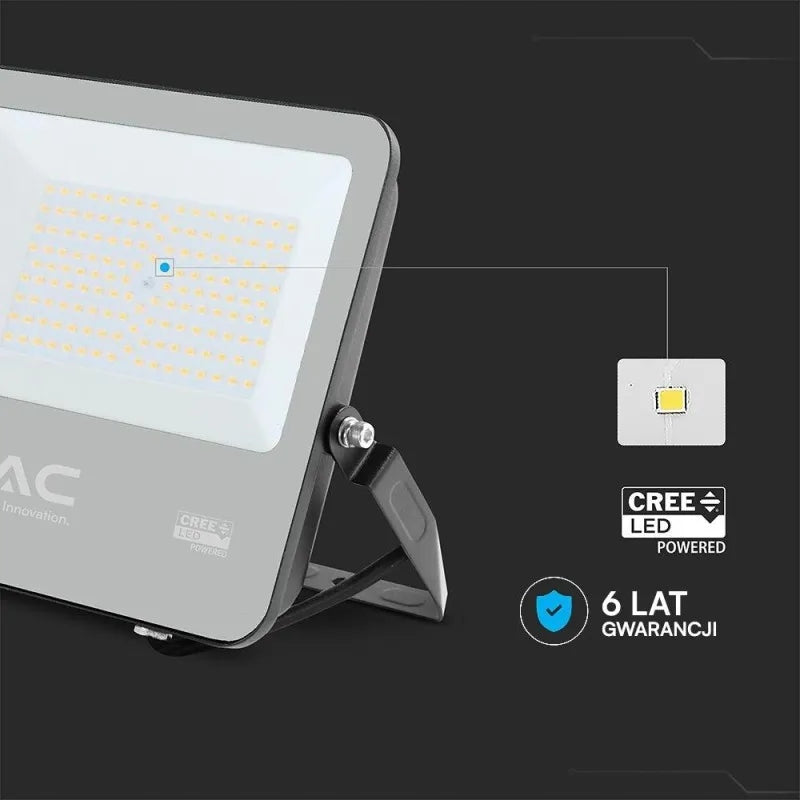LED floodlight V-TAC CREE CHIP 100W 135lm/W cable 1m IP65 4000K 11480lm Brand V-TAC