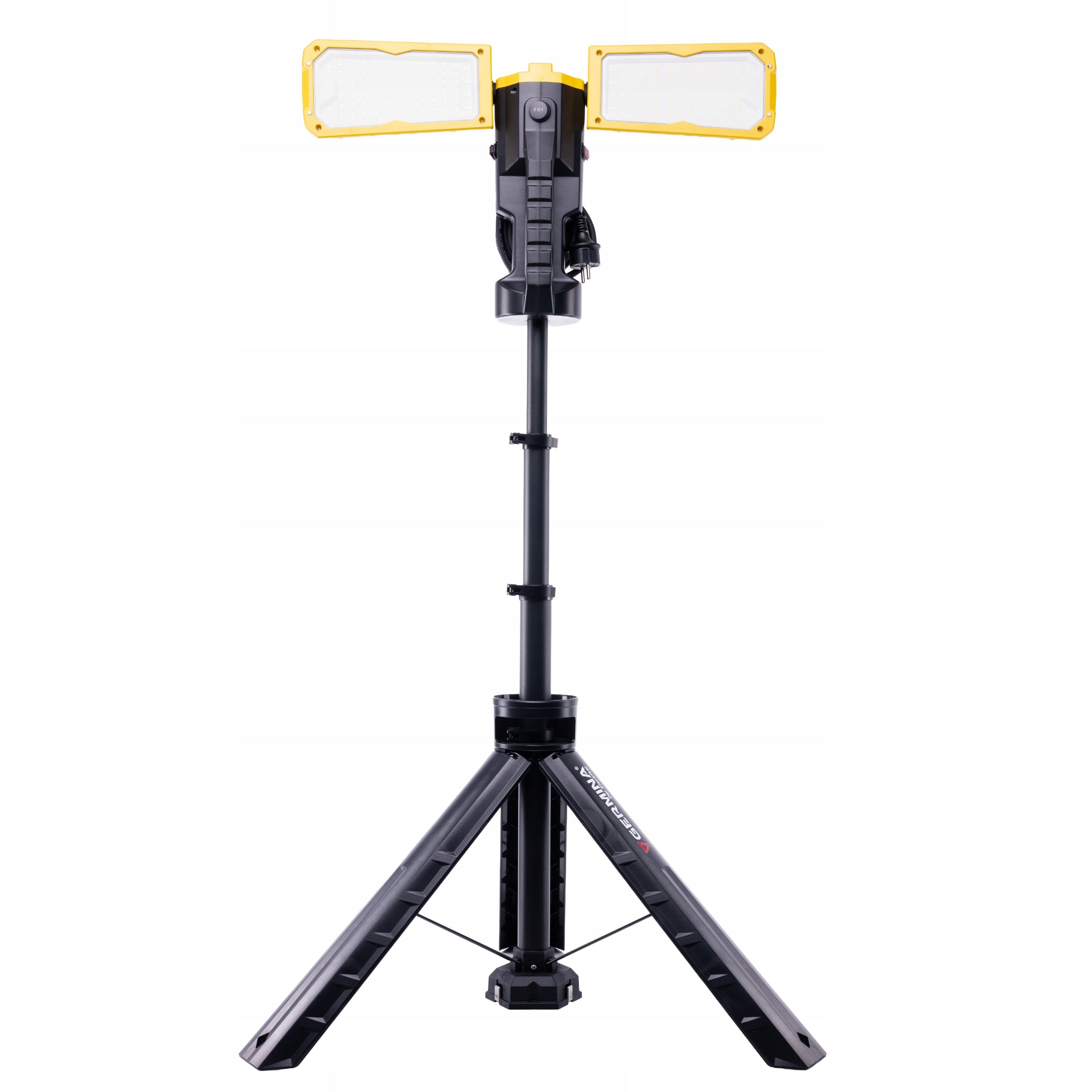LED floodlight on tripod adjustable halogen 2x50W construction 100W Color temperature 4000 K