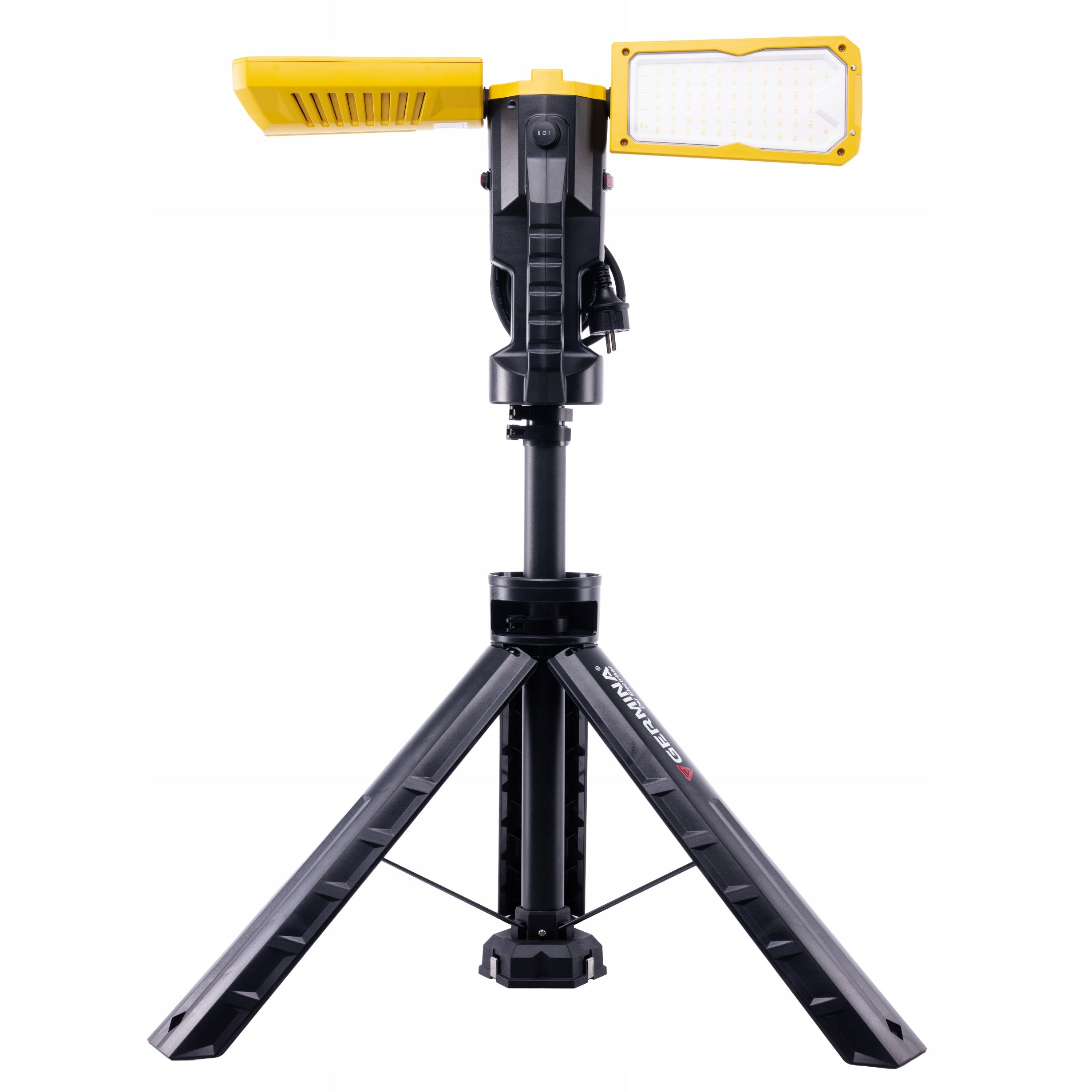 LED floodlight on tripod adjustable halogen 2x50W construction 100W Light color white neutral