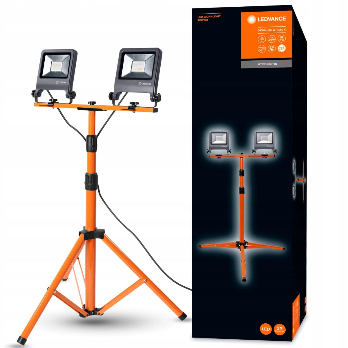 LED floodlight tripod 2x30W IP65 LEDVANCE