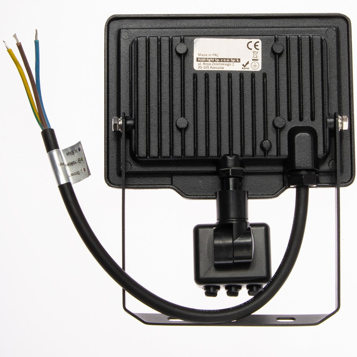LED floodlight with motion and dusk sensor Halogen MHC 20W 6500k 1600lm Manufacturer code KFLNLC20ZBCZ