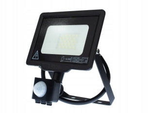 LED floodlight with sensor 30W b.neutral 2400lm MHC LED2B RED IP44 KOBI Color black