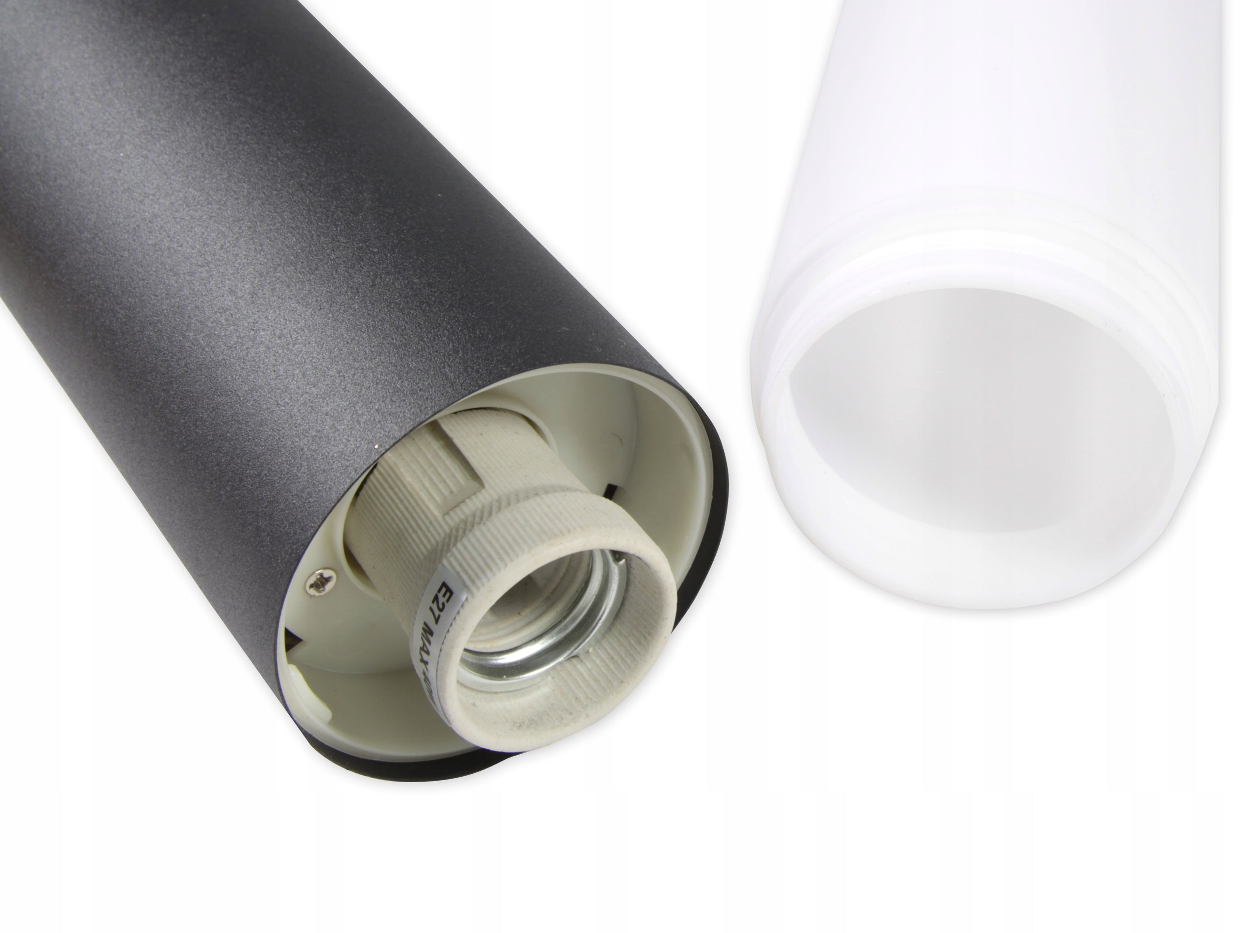 LED garden lamp E27 Manila sensor 65cm black Power supply mains