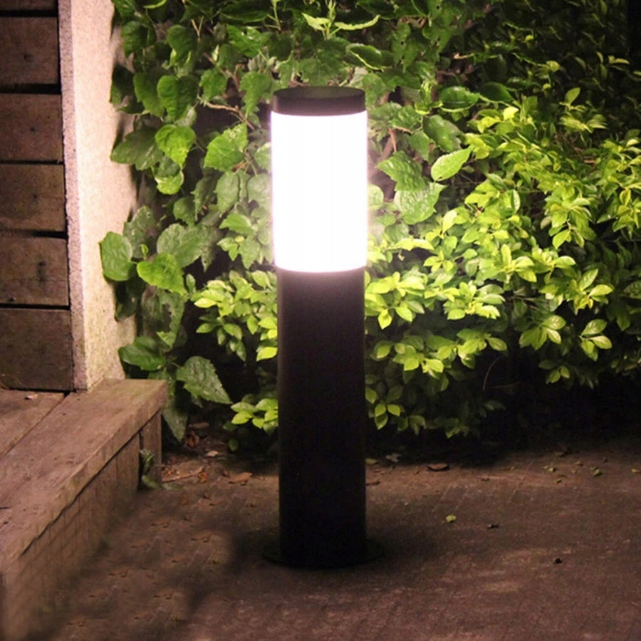 LED garden lamp E27 Manila sensor 65cm black Thread type E27