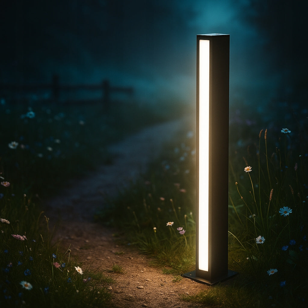 LED garden lamp standing post 60cm outdoor 4000K black Product height 60 cm