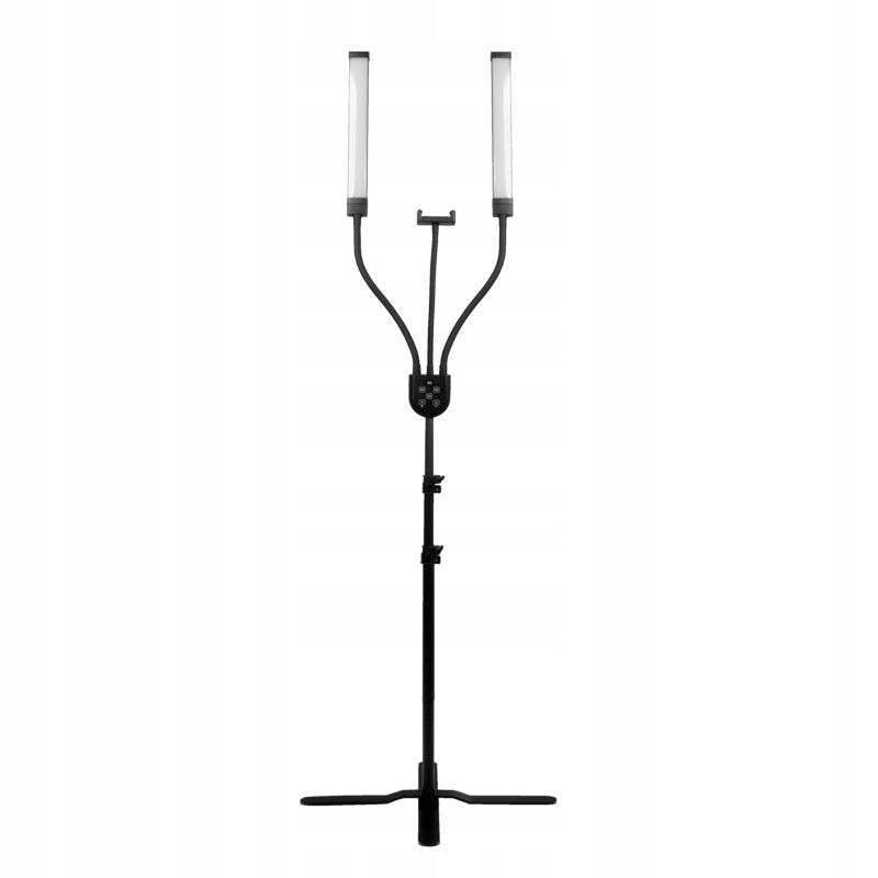 LED lamp for eyelashes and makeup Pollux IV type msp-mj-02 black with remote control