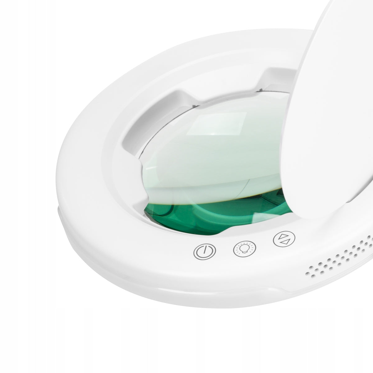 LED magnifier lamp Glow 8021 for tabletop reg. light color Manufacturer code 141606