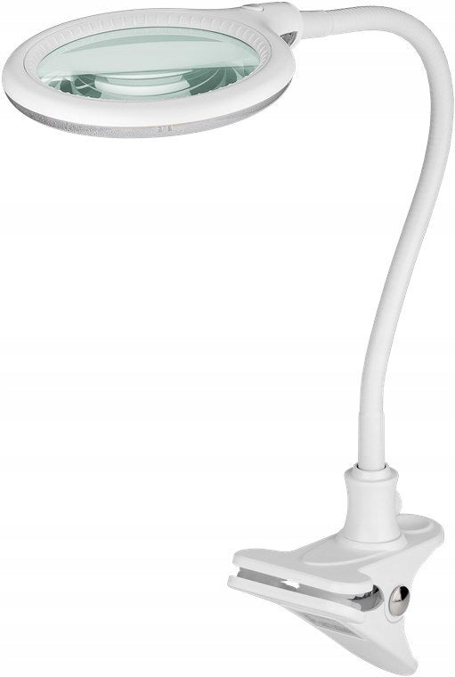 LED magnifier lamp with clamp, 6W 60365