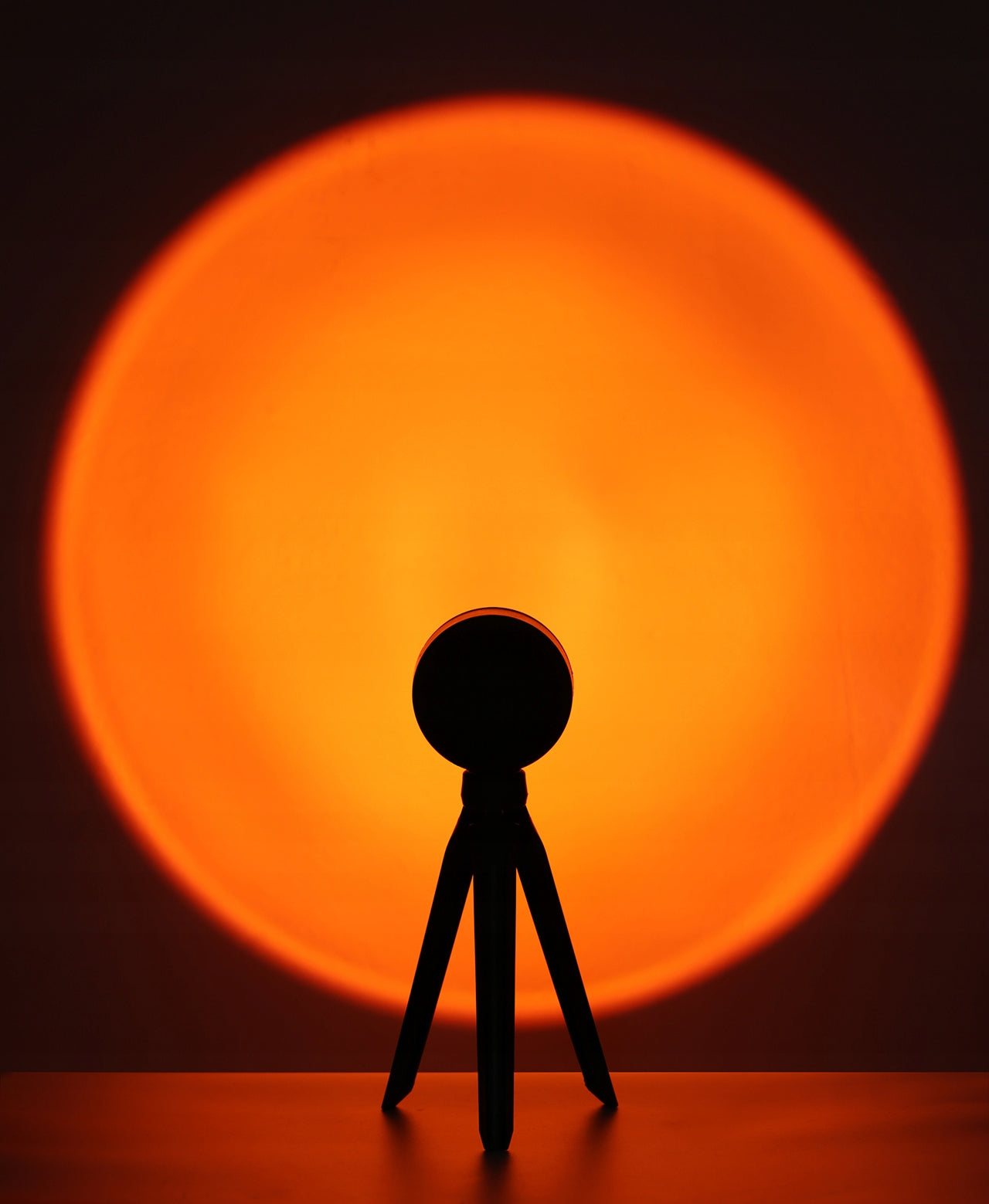 LED projection light imitating sunset Color black