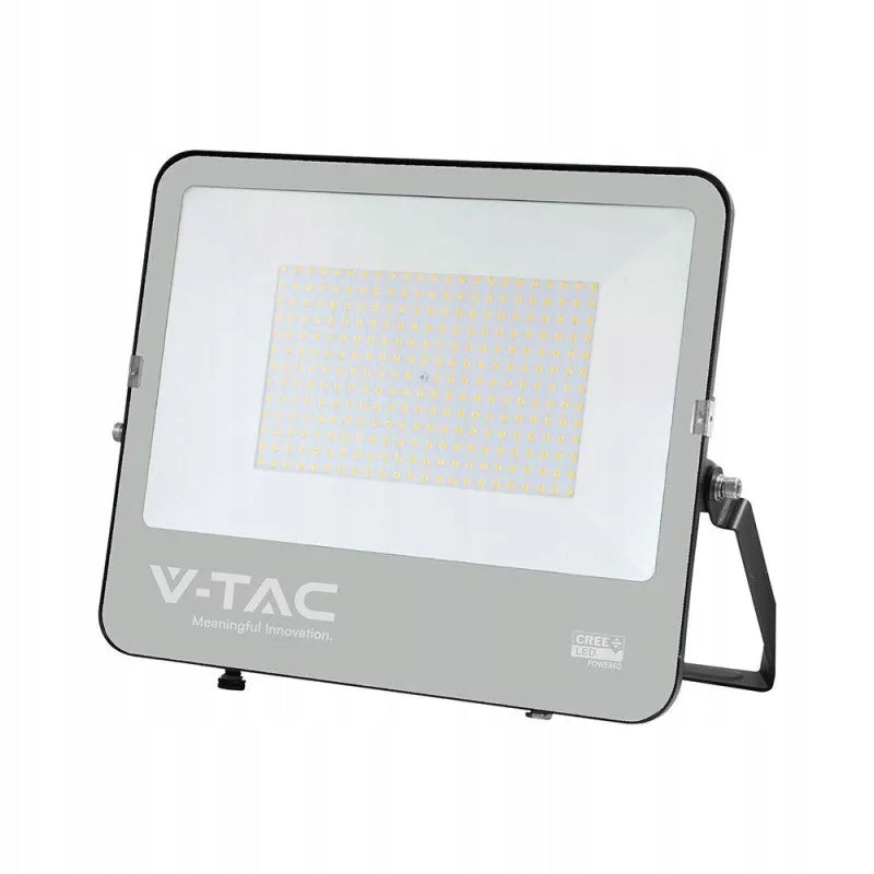 LED projector V-TAC CREE CHIP 200W 135lm/W black housing cable 1m IP65 V