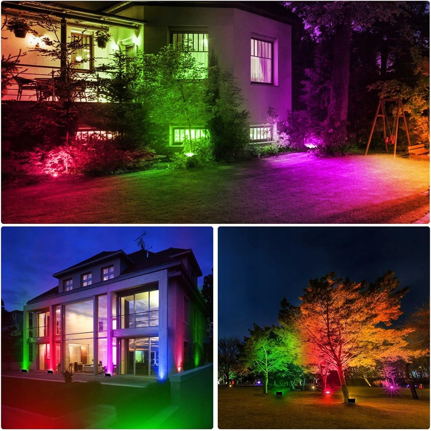 LED spotlight iLC RGB 30 W, RGBW color changing spotlight 2pcs Manufacturer code B07RL74CF9