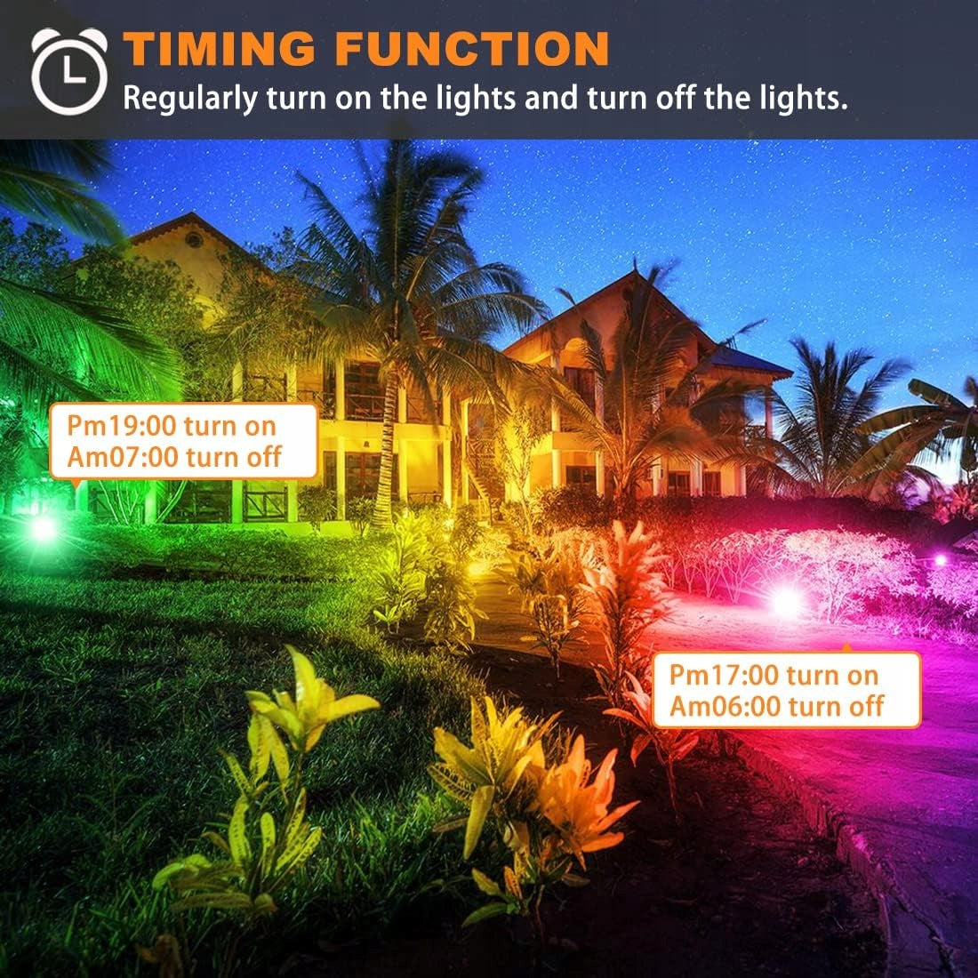 LED spotlight iLC RGB 30 W, RGBW color changing spotlight 2pcs Packaging status original