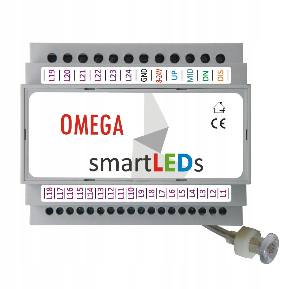 LED staircase controller cascade up to 24 degrees sensors Wave grey smartLEDs Packaging status original