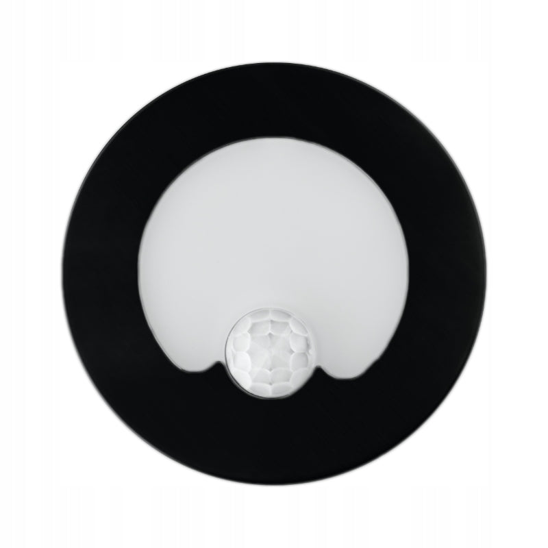 LED staircase with motion sensor, round, black matt Packaging status original