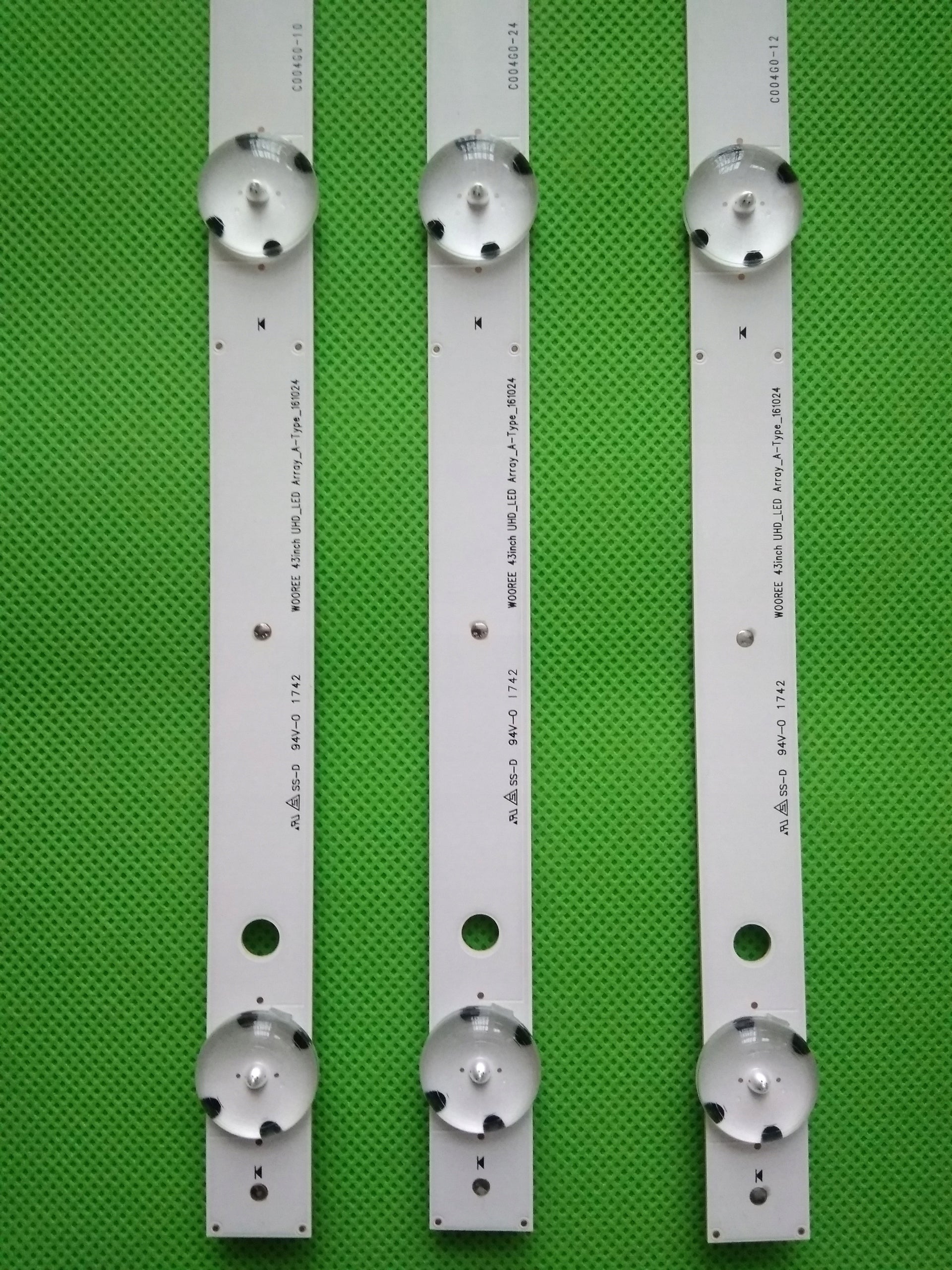 LED strips LG 43LJ594V Manufacturer code BL28