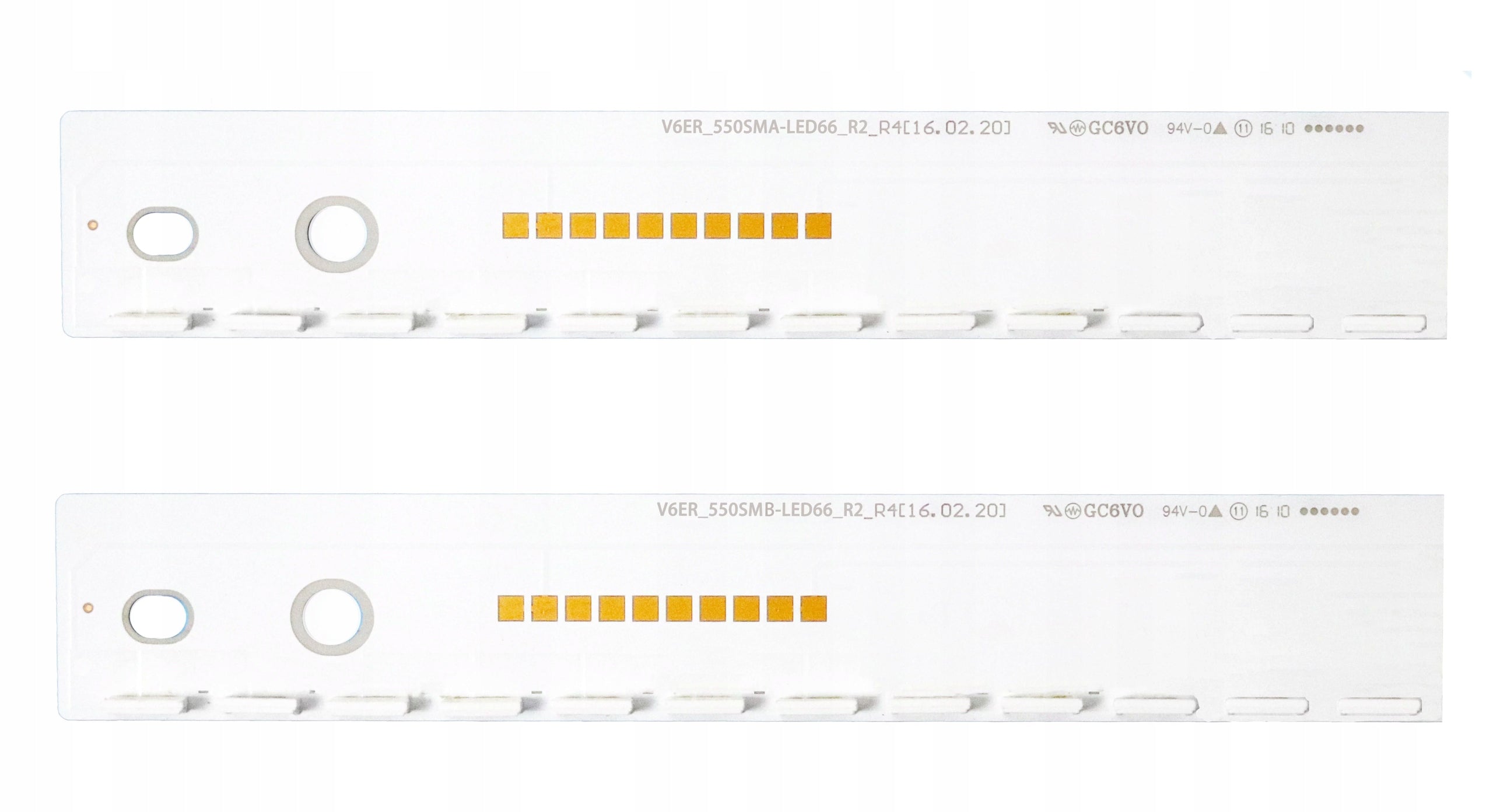 LED strips UE55KU6500U UE55KU6400 V6ER_550SMA_LED66_R2 V6ER_550SMB_LED66_R2 Manufacturer elwron