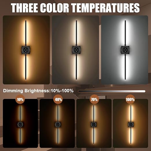 LED wall lamp wireless 6000 mAh USB-C wall lamp black Manufacturer code LAMPA SCIENNA