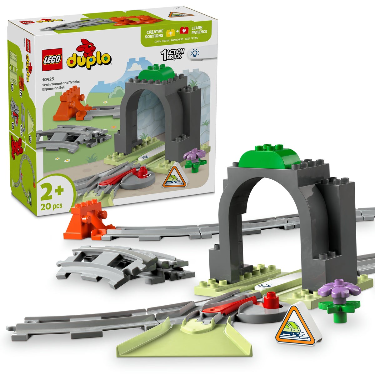 LEGO 10425 DUPLO Tunnel and railway tracks - extension set