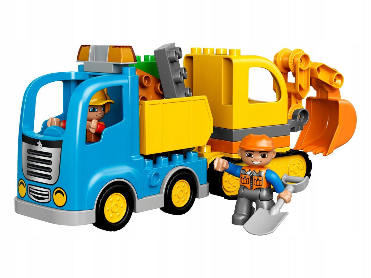 LEGO 10812 Duplo - Truck Tipper Excavator - construction - road works Product number 10812